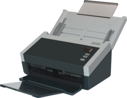 Avision AD240U - Dokumentenscanner - A4/Legal - 600 dpi - automatischer Dokumenteneinzug (80 Blätter) - bis zu 6000 Scanvorgänge/Tag - USB 2.0 (000-0863)