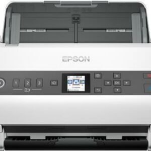 Epson WorkForce DS-730N - Dokumentenscanner - Contact Image Sensor (CIS) - Duplex - A4/Legal - 600 dpi x 600 dpi - bis zu 40 Seiten/Min. (einfarbig) / bis zu 40 Seiten/Min. (Farbe) - automatischer Dokumenteneinzug (100 Blätter) - bis zu 4500 Scanvorgänge/Tag - USB 2.0, Gigabit LAN (B11B259401)