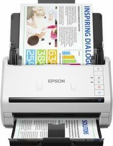 Epson WorkForce DS-770II - Dokumentenscanner - Duplex - 215.9 x 6096 mm - 600 dpi x 600 dpi - bis zu 45 Seiten/Min. (einfarbig) / bis zu 45 Seiten/Min. (Farbe) - automatischer Dokumenteneinzug (100 Blätter) - bis zu 7000 Scanvorgänge/Tag - USB 3.0