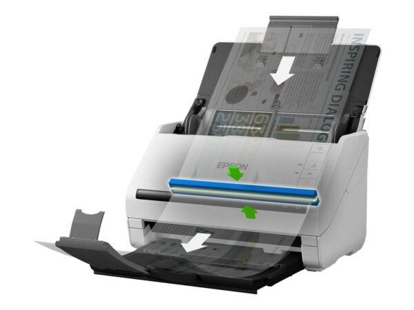 Epson WorkForce DS-530II - Dokumentenscanner - Duplex - 215.9 x 6096 mm - 600 dpi x 600 dpi - bis zu 35 Seiten/Min. (einfarbig)