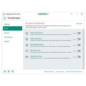 Kaspersky Anti-Virus 2017 - Abonnement-Lizenz (1 Jahr) - 3 PCs - Win - Deutsch (KL1171GCCFS)