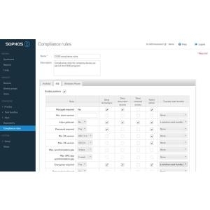 Sophos Central Mobile Standard - Abonnement-Lizenz (1 Jahr) - 1 Benutzer - gehostet - Volumen - 500-999 Lizenzen