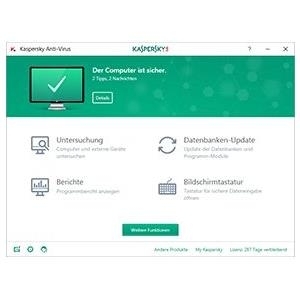 Kaspersky Anti-Virus 2017 - Abonnement-Lizenz (1 Jahr) - 1 PC - Win - Deutsch (KL1171GCAFS)