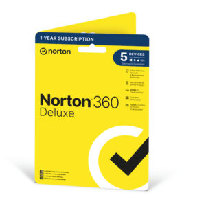 NORTON - 360 Deluxe Antivirus Software - 5 Devices 1 Year