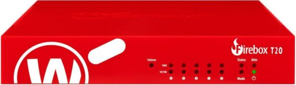 WatchGuard Firebox T20-W - Sicherheitsgerät - mit 3 Jahre Standard-Support - 5 Anschlüsse - GigE - Wi-Fi - Dualband