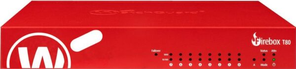 WatchGuard Firebox T80 - Sicherheitsgerät - mit 3 Jahre Total Security Suite - 8 Anschlüsse - GigE - WatchGuard Trade-Up Program