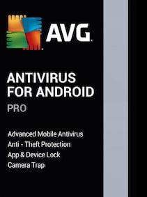 AVG AntiVirus Pro (1 Android Device, 1 Year) - AVG Key - GLOBAL