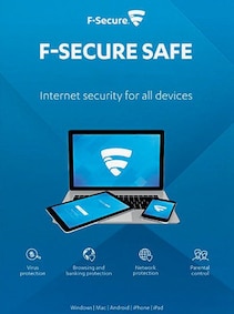 F-Secure Internet Security (formerly SAFE) (PC, Android, Mac) - 3 Devices, 1 Year - F-Secure Key GLOBAL