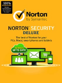 Norton Security Deluxe 5 Devices 18 Months - Symantec Key - EUROPE