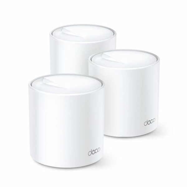 TP-Link Deco X60(3-pack) WLAN-Router, AX3000, Wi-Fi 6, Mesh, 3er Set, Dualband, 3000Mbit/s, Reichweite bis zu 650m